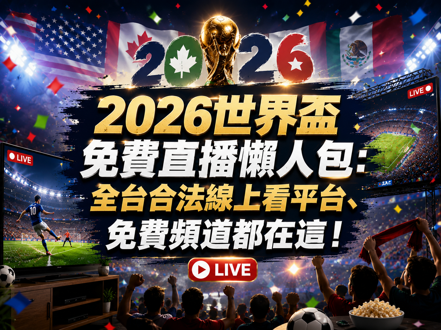2026世界盃 免費直播資訊
